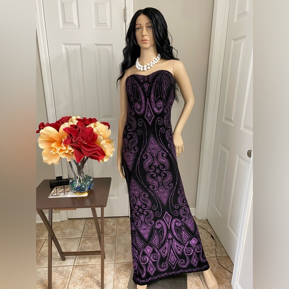 JUMP Apparel Dress, US Size 4, beautifully made, purple and black, great quality - Picture 4 of 4